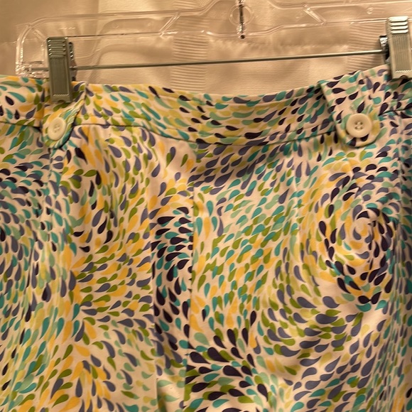 Talbots pattern Slacks.  Excellent pre owned! Side Zipper! - Picture 4 of 6